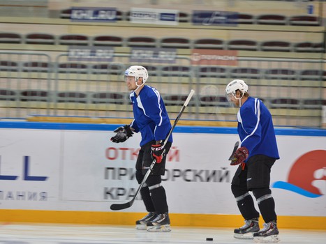 Тренировка "Авангарда" во Владивостоке