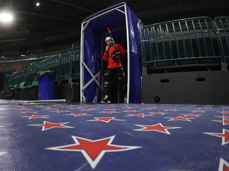 Раскатка «Авангарда» перед выездным матчем против СКА