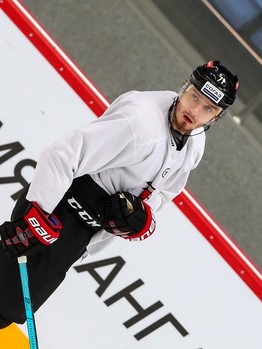 Раскатка «Авангарда» перед матчем с «Куньлунь Ред Стар»