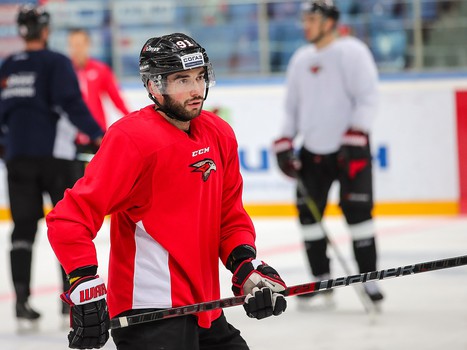 Раскатка «Авангарда» перед матчем с «Салаватом Юлаевым»