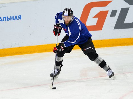 Раскатка "Авангарда" перед домашним матчем с "Сибирью"