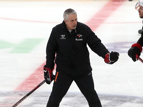 Тренировка «Авангарда» перед третьим матчем серии с «Металлургом»