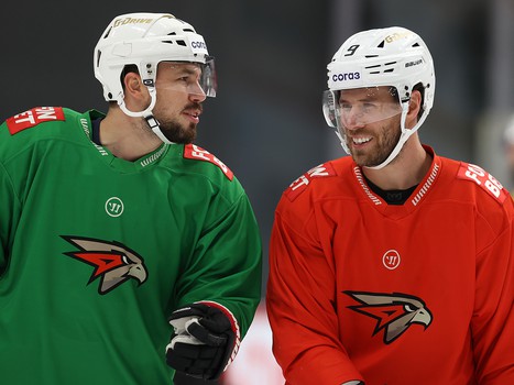 Тренировка «Авангарда» перед выездом