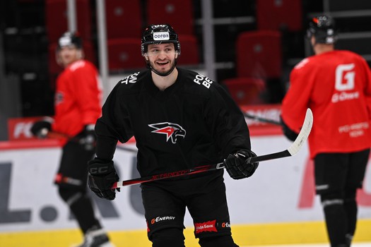 Раскатка «Авангарда» перед матчем с «Нефтехимиком»