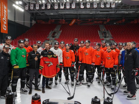 Даниил Квят на тренировке «Авангарда»