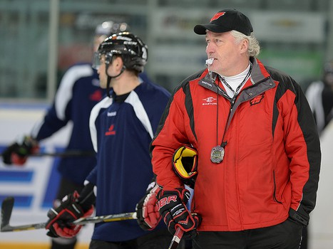 Раскатка "Авангарда" перед матчем со "Львом" 26.11.13