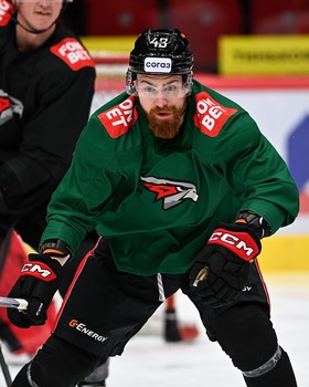 Раскатка «Авангарда» перед матчем с «Витязем»