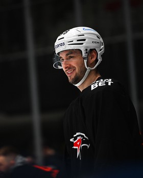 Тренировка «Авангарда» перед матчем во Владивостоке