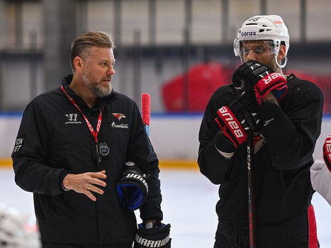 Тренировка «Авангарда» в Омске