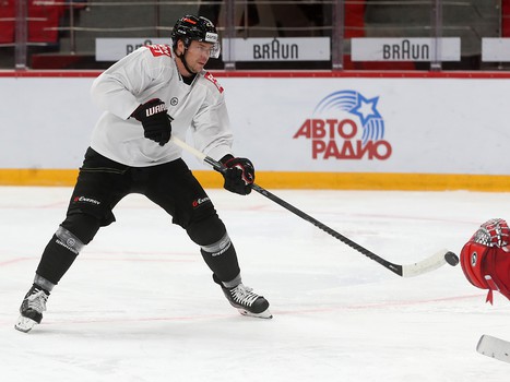 Раскатка «Авангарда» перед матчем с «Йокеритом»