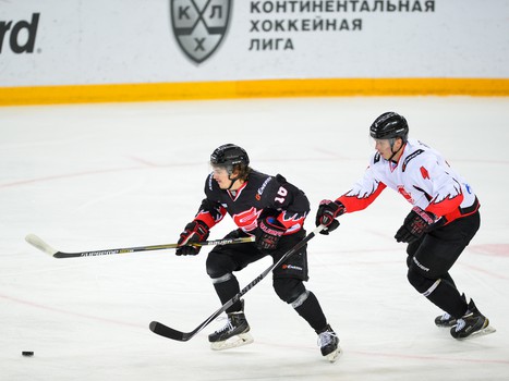 Тренировочный матч "Авангарда" с "Омскими Ястребами"