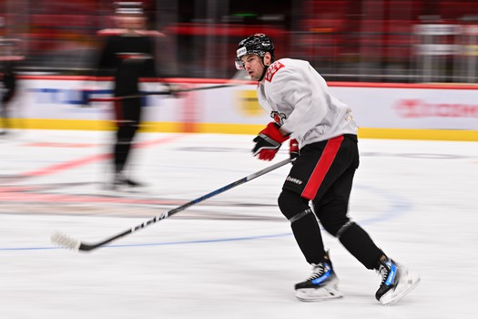 Раскатка «Авангарда» перед матчем с «Торпедо»