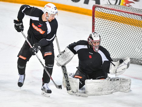 Тренировка "Авангарда" перед заключительным выездом "регулярки"