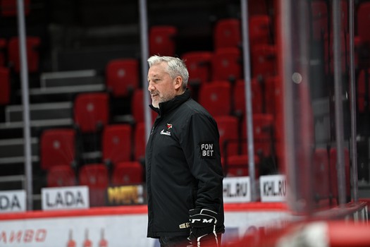 Раскатка «Авангарда» перед первым матчем серии с «Металлургом»