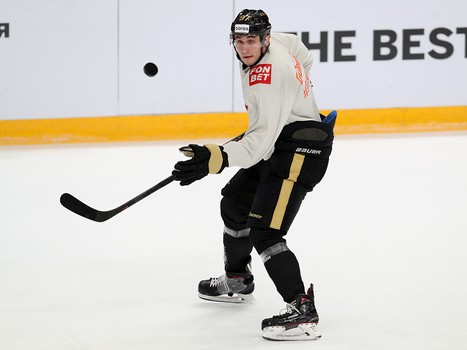 Раскатка «Авангарда» перед матчем с «Адмиралом»