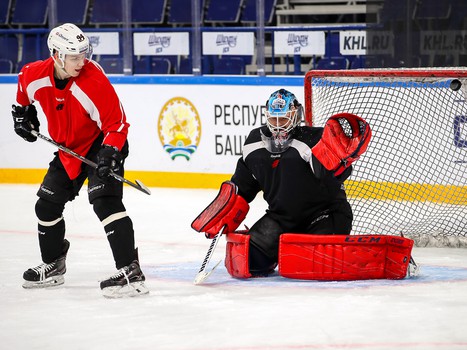 Раскатка «Авангарда» перед выездным матчем с «Салаватом Юлаевым»
