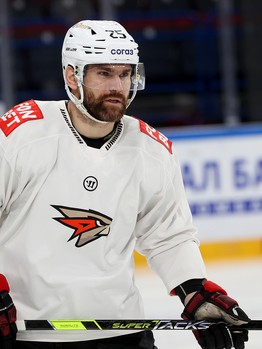 Тренировка «Авангарда» перед матчем в Магнитогорске