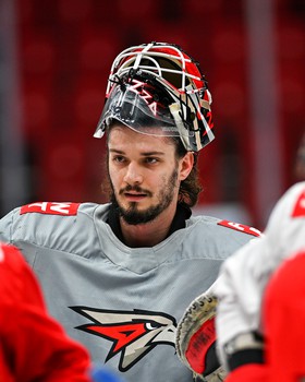 Тренировка «Авангарда» перед матчем со «Спартаком»