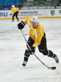 Тренировка "Авангарда" в Ханты-Мансийске