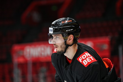 Раскатка «Авангарда» перед первым матчем серии с «Металлургом»