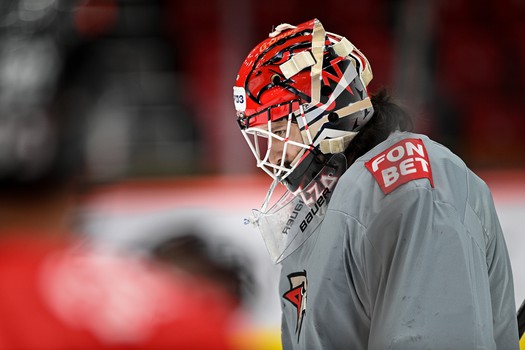 Раскатка «Авангарда» перед первым матчем серии с «Металлургом»