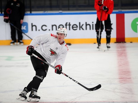 Раскатка «Авангарда» перед выездным матчем с «Нефтехимиком»