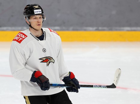 Раскатка «Авангарда» перед матчем с «Металлургом»