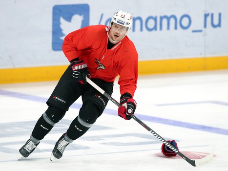 Раскатка «Авангарда» перед выездным матчем с московским «Динамо»