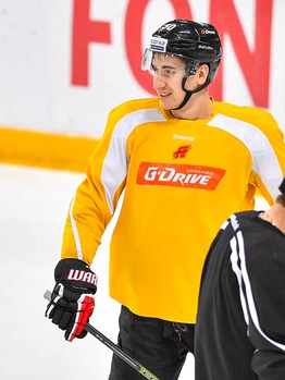 Раскатка "Авангарда" перед матчем с "Ак Барсом"