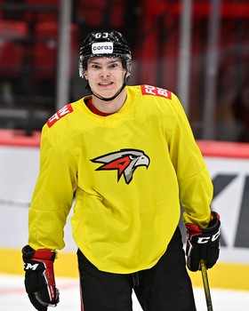 Тренировка «Авангарда» перед матчем с «Трактором»