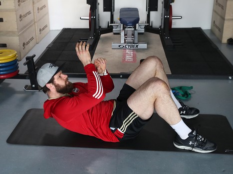 Тренировка «Авангарда» перед стартом финала Кубка Гагарина