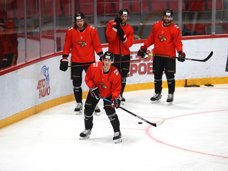 Тренировка «Авангарда» в Балашихе