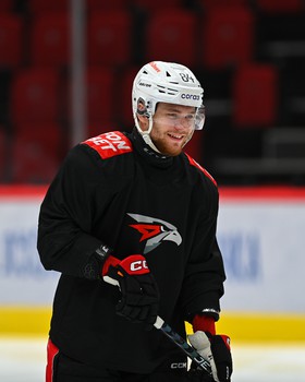 Тренировка «Авангарда» в Омске