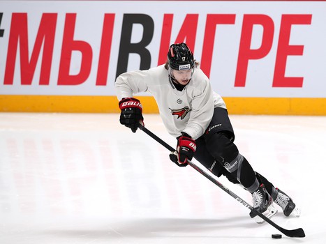 Раскатка «Авангарда» перед матчем с ЦСКА