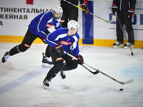 Раскатка "Авангарда" перед выездным матчем с "Югрой"