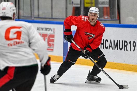 Тренировка «Авангарда» в Хабаровске