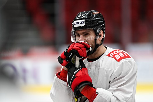 Тренировка «Авангарда» перед матчем с «Автомобилистом»