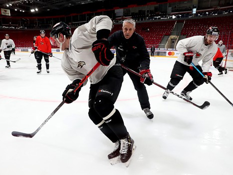 Раскатка «Авангарда» перед матчем с «Амуром»