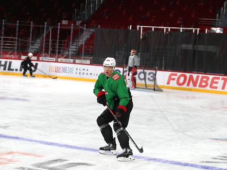 Тренировка «Авангарда» перед четвёртым матчем серии с «Автомобилистом»