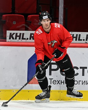 Тренировка «Авангарда» перед матчем с «Трактором»