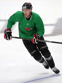 Раскатка «Авангарда» перед матчем с минским «Динамо»