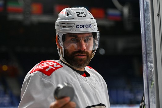 Тренировка «Авангарда» перед матчем в Казани