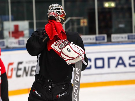 Раскатка «Авангарда» перед матчем с «Салаватом Юлаевым»