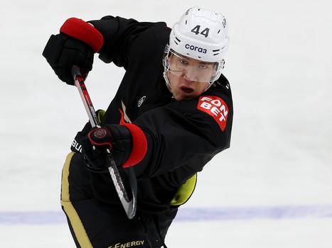 Раскатка «Авангарда» перед матчем в Нижнем Новгороде