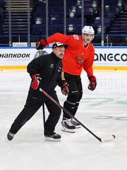 Раскатка «Авангарда» перед выездным матчем с «Ак Барсом»