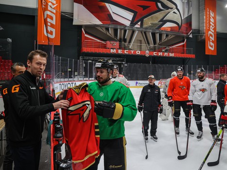 Даниил Квят на тренировке «Авангарда»