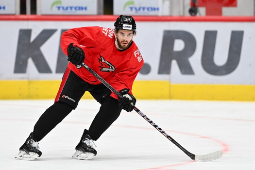 Раскатка «Авангарда» перед матчем с «Торпедо»