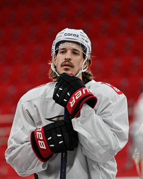 Тренировка «Авангарда» перед матчем в Екатеринбурге