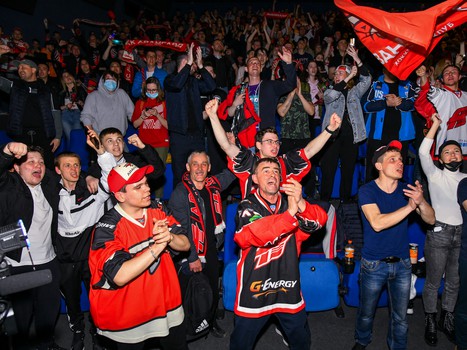 Омск празднует чемпионство «Авангарда»!