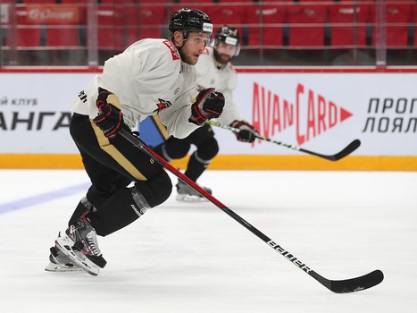 Раскатка «Авангарда» перед матчем с ЦСКА